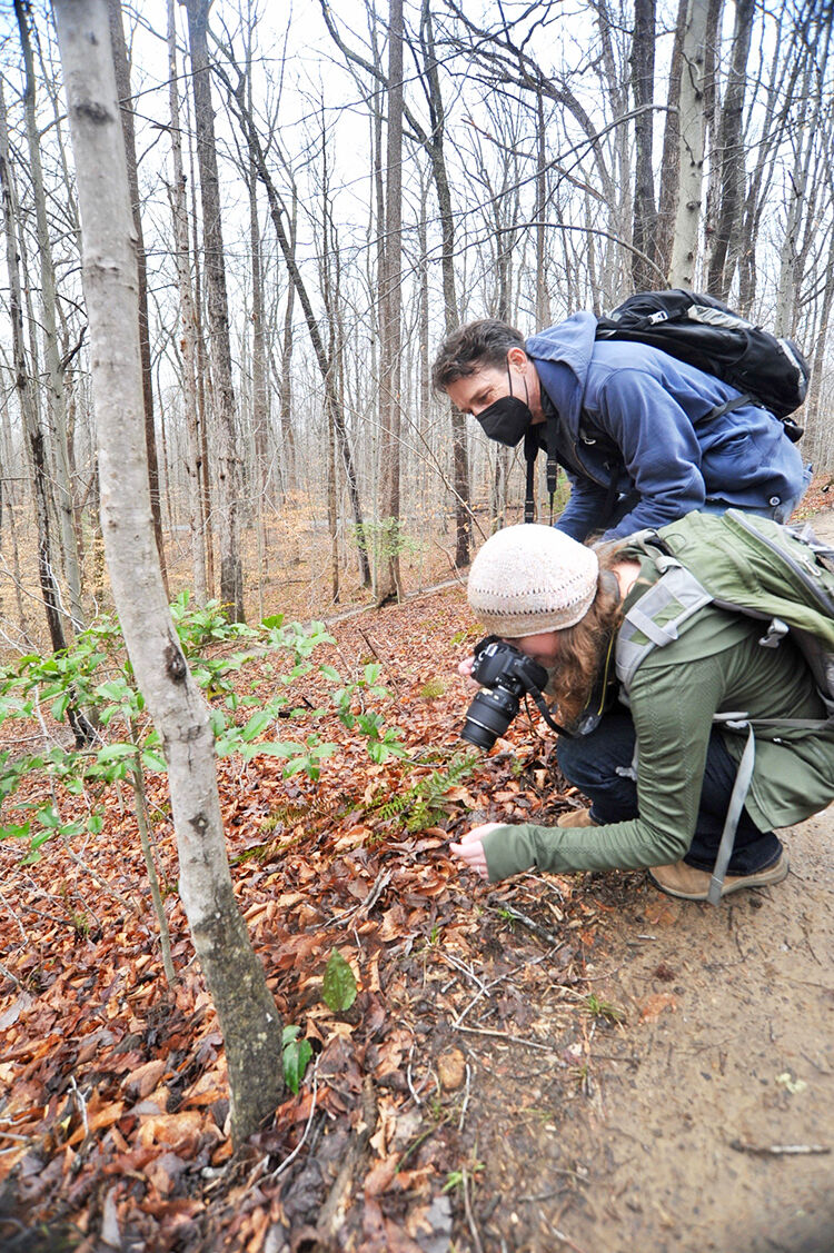 HIkers at Crows Nest Natural Area, VA